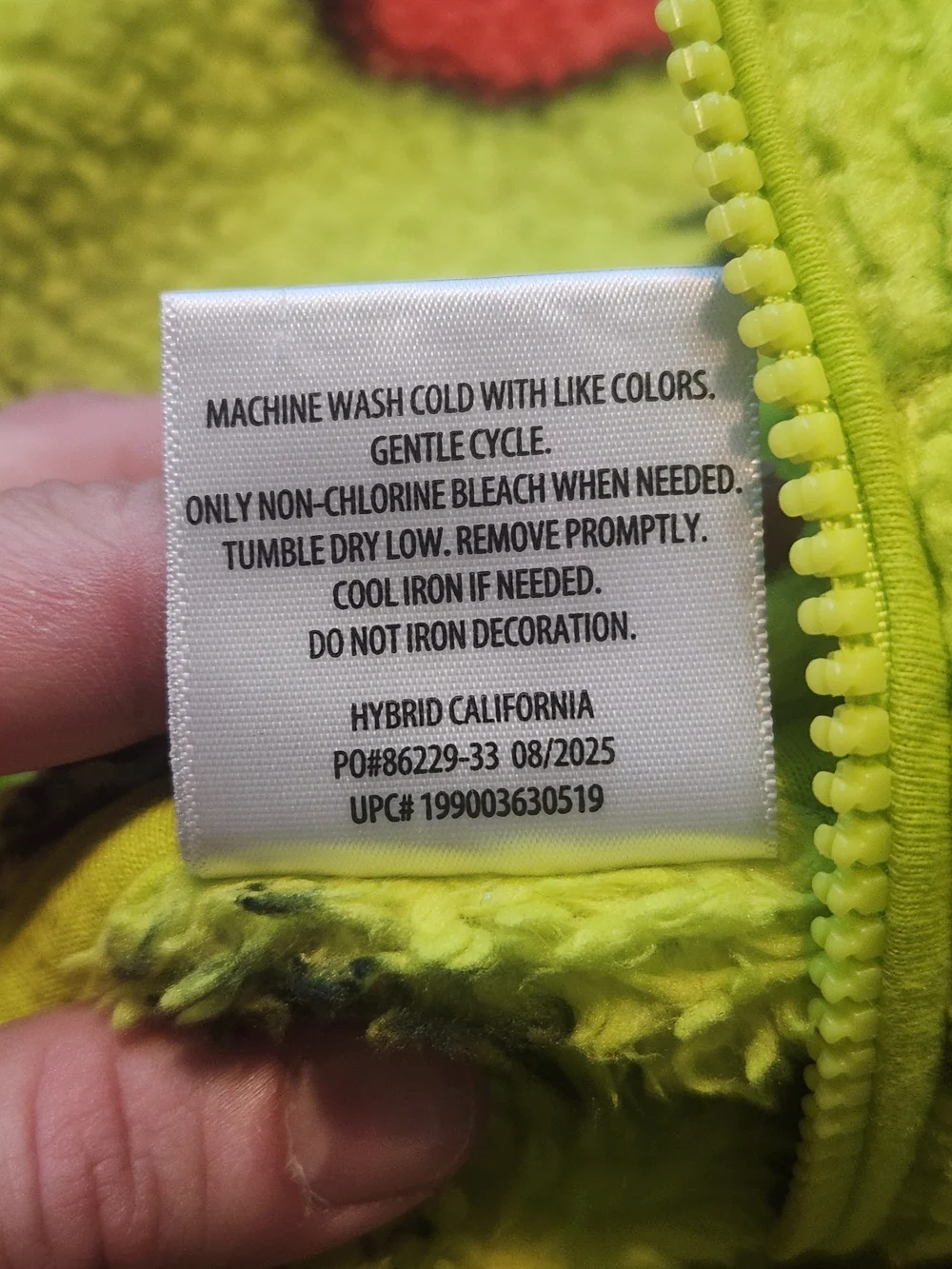 The Grinch Lime Fleece Kids Matching Set - The Grinch Brand